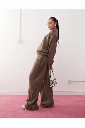 COLLUSION Knitted oversized jogger co-ord in