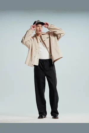 ASOS Pull on smart wide leg trousers in