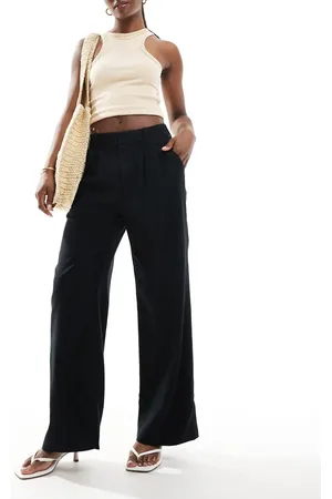 Hollister Ultra high rise linen trouser in