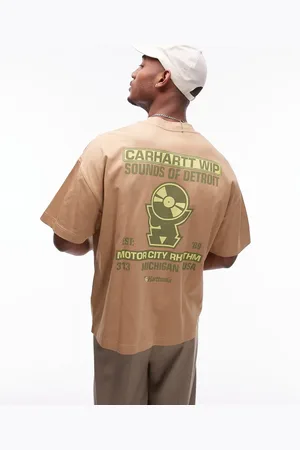 Carhartt Short sleeve harttronix t-shirt in beige