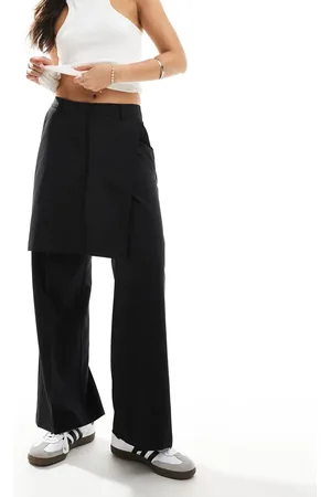 ASOS Tailored skirt over trousers in