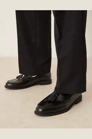 ASOS Faux leather tassel loafers in