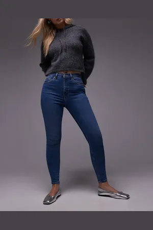 Topshop Jamie high rise skinny jean in mid
