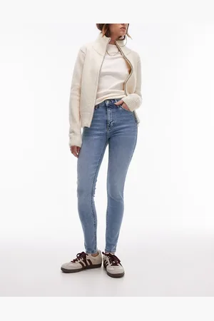 Topshop Jamie high rise skinny jean in bleach