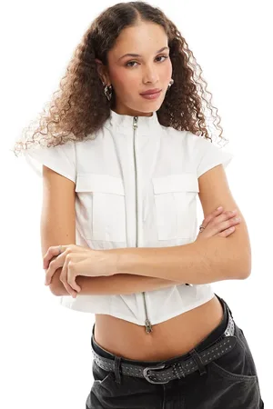 COLLUSION Zip utility top co ord in