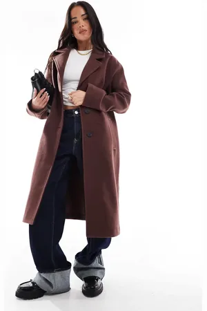 ASOS Chuck on formal coat in rust