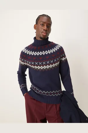 Barbour Roose fair isle rollneck knitted jumper