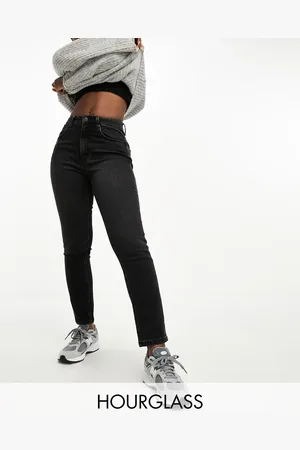 ASOS Hourglass slim fit comfort mom jeans in washed