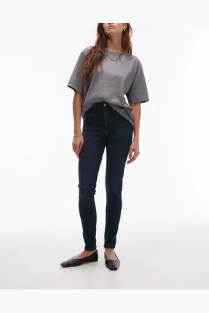 Topshop Jamie high rise skinny jean in black