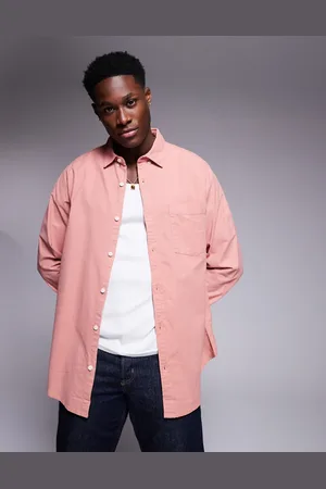 ASOS Relaxed oxford shirt in rose