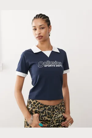 COLLUSION Shrunken sports polo