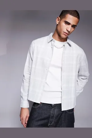 ASOS Boxy regular shirt in check