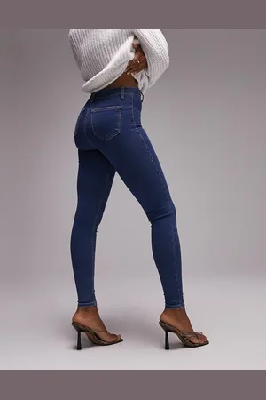 Topshop Joni high rise super skinny jean in mid