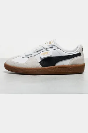 PUMA Palermo trainers with ribbon laces in