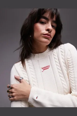 Tommy Hilfiger Cable knit jumper in and red
