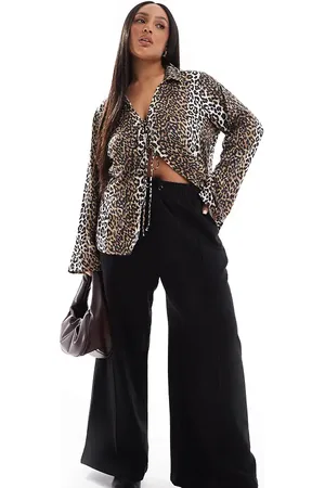 Yours Essential wide leg joggers in