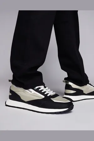 HUGO BOSS Icelin contrast runner in and stone