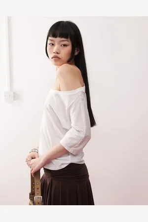 Motel Daman off-shoulder t-shirt in