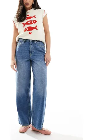 Miss Selfridge Cinched waist baggy jean