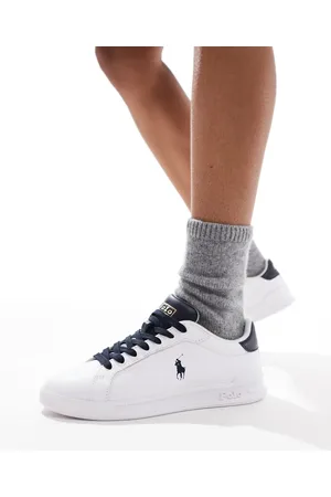 Ralph Lauren Heritage Court trainer in and navy