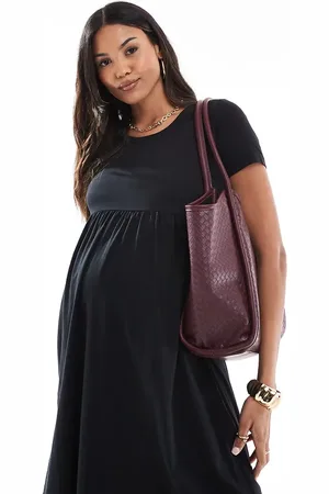 Mama;licious Mamalicious Maternity mini smock t-shirt dress in
