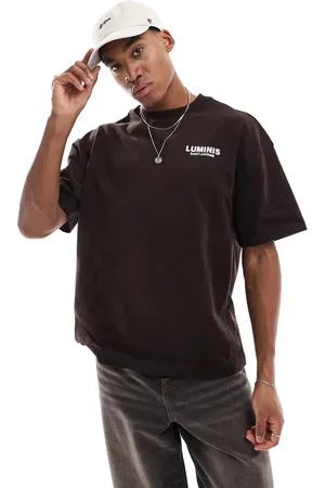 River Island Luminis oversized t-shirt in