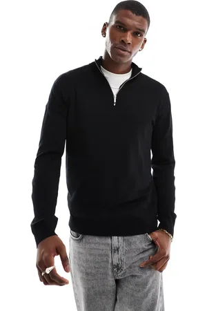 Only & Sons 1/4 zip jumper in