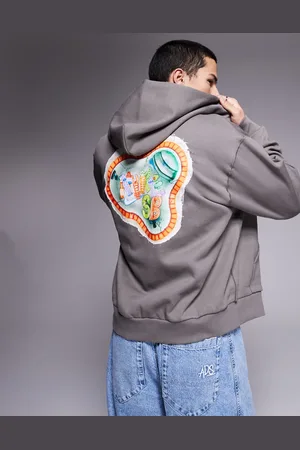 Nike Club graphic hoodie in stone