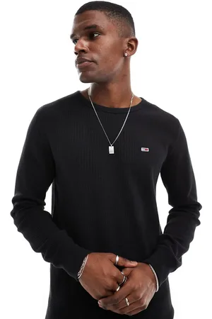 Tommy Hilfiger Waffle long sleeve t-shirt in