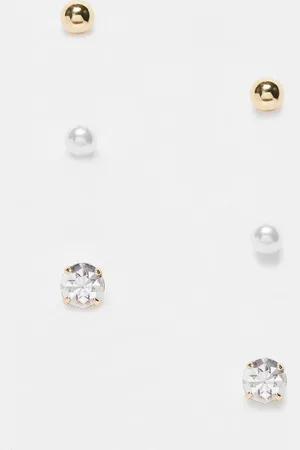 JACK & JONES 3 pack , stone & mop earstud design