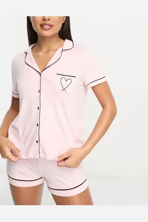 In The Style Motif pyjama short set in