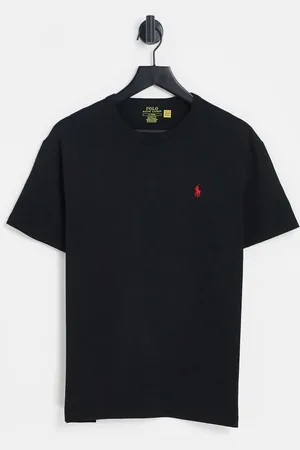 Ralph Lauren Oversized heavyweight t-shirt in with pony logo