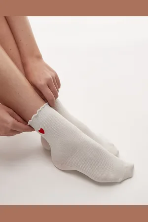 & OTHER STORIES Red heart socks in