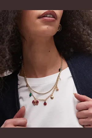 Bimba y Lola Mixed charm necklace in
