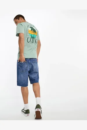 Vans Sunset dual palm vintage back print t-shirt in