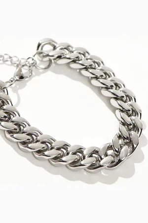 ASOS Waterproof stainless steel chunky chain bracelet in tone