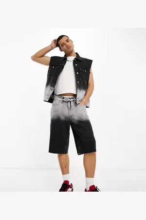Calvin Klein Co-ord denim shorts in ombre dye - exclusive to ASOS