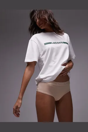 Lacoste Briefs in beige with branded taping