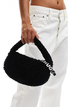 HUGO BOSS Becky shoulder bag in sherpa