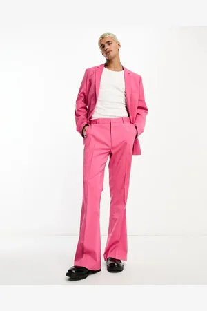 ASOS Flare suit trousers in hot