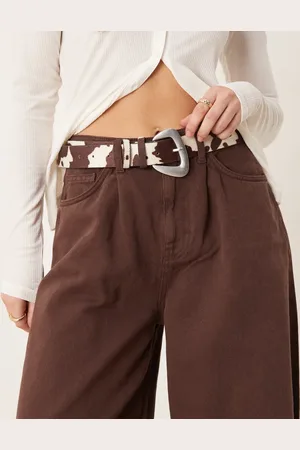 My Accessories Cow print belt