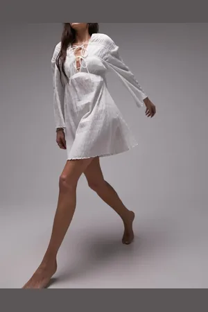 Topshop Textured mini coverup in