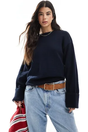 Miss Selfridge Crew neck knitted jumper in