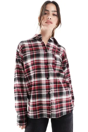 Threadbare Burgundy check shirt