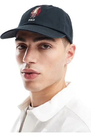 Ralph Lauren Holiday bear logo embroid twill baseball cap in