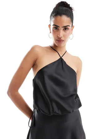 ASOS Satin cowl neck cami top co-ord in