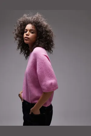 & OTHER STORIES Alpaca short sleeve knitted jumper in