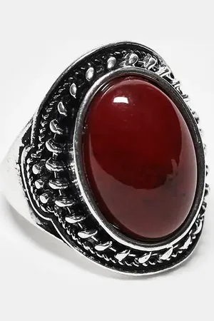 Reclaimed Antique ring with faux brown stone