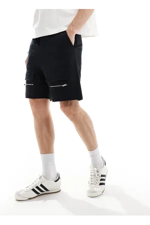 ASOS Slim fit utility shorts with front pocket detail in
