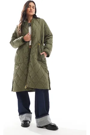 Barbour Re-engineered Rhea quilted jacket in deep olive